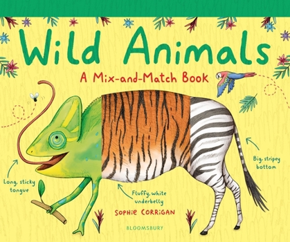 Hardcover Wild Animals: A Mix-and-Match Book