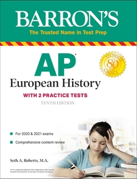 Paperback AP European History: With 2 Practice Tests Book