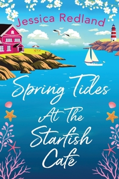 Paperback Spring Tides at The Starfish Cafe [Large Print] Book