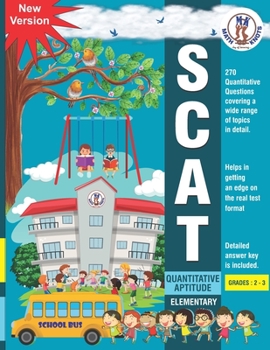 Paperback SCAT Quantitative Aptitude - Grades 2 - 3 Book