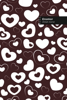 Paperback Enamor Lifestyle Journal, Blank Write-in Notebook, Dotted Lines, Wide Ruled, Size (A5) 6 x 9 In (Brown) Book