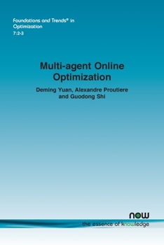 Paperback Multi-agent Online Optimization Book