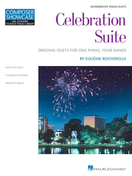 Paperback Celebration Suite: Original Duets for One Piano, Four Hands Intermediate Level NFMC 2020-2024 Selection Book