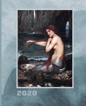 Paperback Mermaid Art Design: Diary Weekly Spreads January to December Book