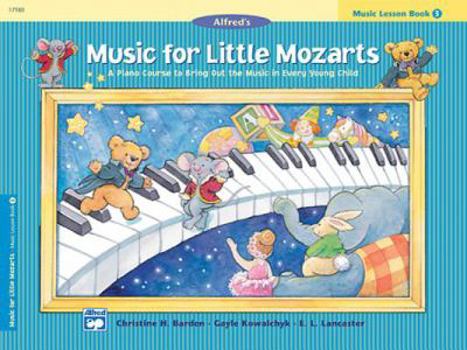 Paperback Music for Little Mozarts: Music Lesson Book 3 Book