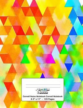 Cornell Notes Notebook: 8. 5 X11 , 120 Page, Cornell Notebook : Watercolor Triangles Cover Design