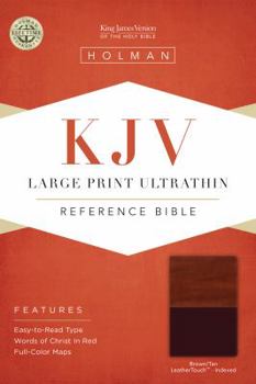 Imitation Leather Large Print Ultrathin Reference Bible-KJV [Large Print] Book
