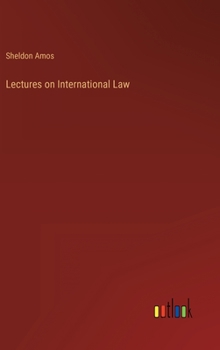 Hardcover Lectures on International Law Book