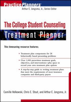 Paperback The College Student Counseling Treatment Planner Book