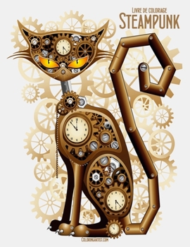 Paperback Livre de coloriage Steampunk 1 & 2 [French] Book