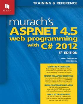 Paperback Murach's ASP.NET 4.5 Web Programming with C# 2012 Book