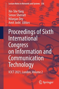 Paperback Proceedings of Sixth International Congress on Information and Communication Technology: Icict 2021, London, Volume 2 Book