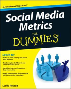 Paperback Social Media Metrics for Dummies Book