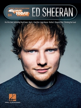 Paperback Ed Sheeran: E-Z Play Today Volume 84 Book