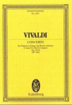Paperback Piccolo Concerto C Major RV 443, Op. 44, No. 11: Study Score Book