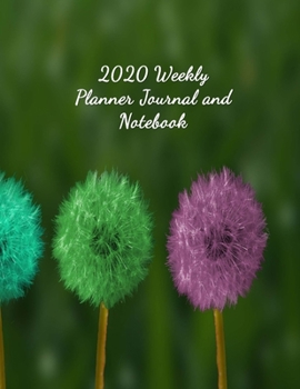 Paperback 2020 Weekly Planner Journal and Notebook: A Monthly Planner for 2020 8.5x11 90 page Book