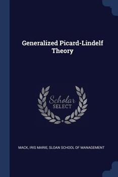 Paperback Generalized Picard-Lindelf Theory Book