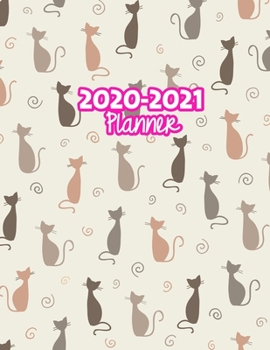 2020-2021 Planner: Two Year Calendar Organizer and Goal Journal | January 2020 - December 2021 Daily, Weekly and Monthly Planner Book with Back Sticker Expression Wall for 2 Years | Design Code 10012