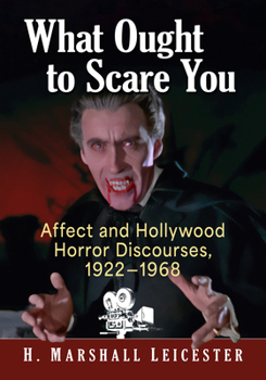 Paperback What Ought to Scare You: Affect and Hollywood Horror Discourses, 1922-1968 Book