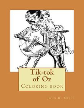 Paperback Tik-tok of Oz: Coloring book