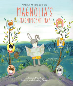 Hardcover Magnolia's Magnificent Map Book