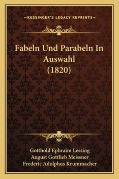 Paperback Fabeln Und Parabeln In Auswahl (1820) [German] Book