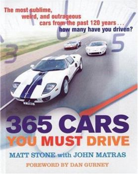 Paperback 365 Cars You Must Drive Book
