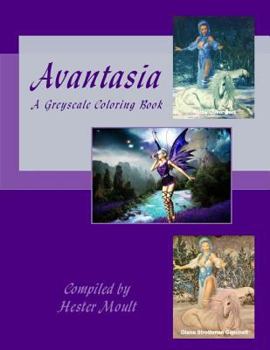 Avantasia : A Greyscale Coloring Book
