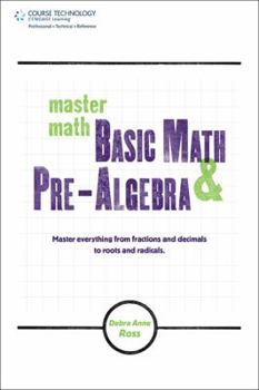 Paperback Master Math: Basic Math and Pre-Algebra Book