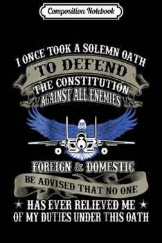 Composition Notebook: Air Force Veteran with Vintage Roundel and F15 Jet  Journal/Notebook Blank Lined Ruled 6x9 100 Pages