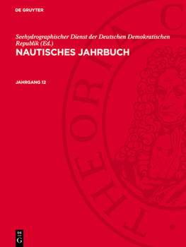 Hardcover Nautisches Jahrbuch. Jahrgang 12 [German] Book