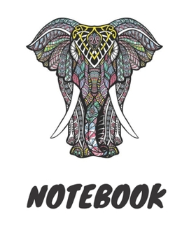 Notebook: White Elephant Lined (8.5 x 11)
