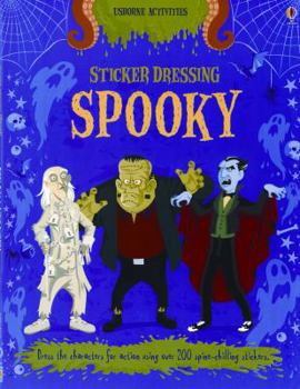 Sticker Dressing Spooky - Book  of the Usborne Sticker Dressing