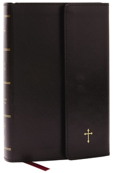 NKJV, Compact Paragraph-Style Reference Bible, Leatherflex, Black, Red Letter, Comfort Print: Holy Bible, New King James Version