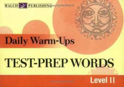 Paperback Daily Warm-Ups for Test-Prep Words Book