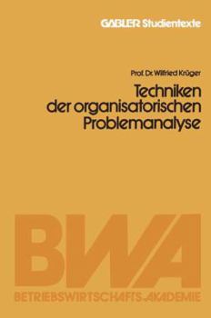 Paperback Techniken Der Organisatorischen Problemanalyse [German] Book