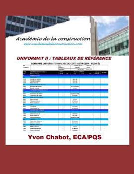 Paperback Uniformat II - Tableau de Reference [French] Book