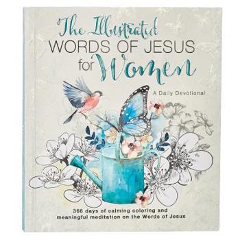 Paperback Illustrated Words Jesus for Women Devotional Book