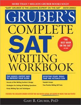 Paperback Gruber's Complete SAT Writing Workbook Book