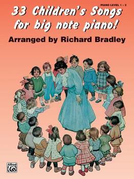 Paperback 33 Children's Songs for Big Note Piano! Book