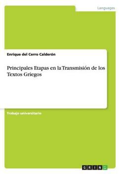 Paperback Principales Etapas en la Transmisi?n de los Textos Griegos [Spanish] Book