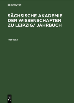 Hardcover 1981-1982 [German] Book