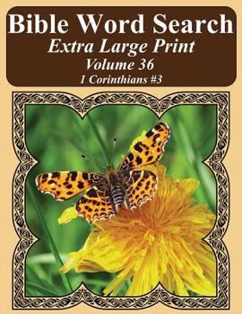 Paperback Bible Word Search Extra Large Print Volume 36: 1 Corinthians #3 Book