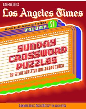 Paperback Los Angeles Times Sunday Crossword Puzzles, Volume 21 Book