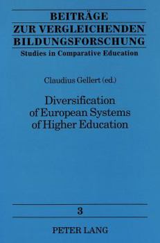 Paperback Diversification of European Systems of Higher Education Book