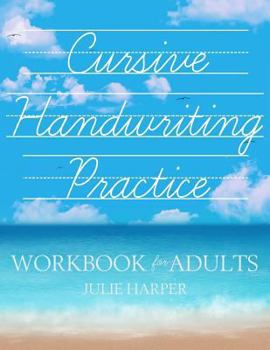 Paperback Cursive Handwriting Practice Workbook for Adults Book