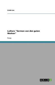 Paperback Luthers "Sermon von den guten Werken" [German] Book