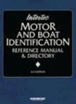 Paperback Intertec Motor and Boat Identification Reference Manual & Directory Book