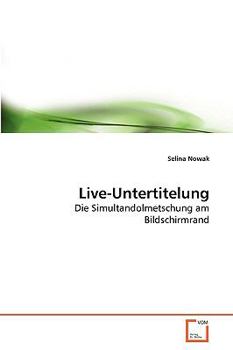 Paperback Live-Untertitelung [German] Book