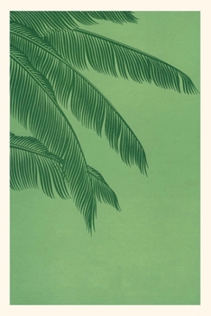 Paperback Vintage Journal Palm Fronds Book